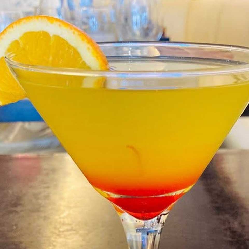 Specialty mixed drinks and discounted menu for happy hour at Margate Kuo's Kitchen at Granite Run in Media, PA