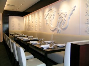 Chinese food restaurant dining room in Media, PA at the former Margaret Kuo's