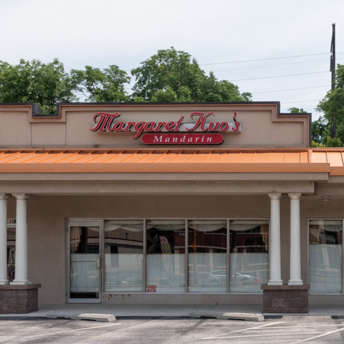 The facade of the former Margaret Kuo's Mandarin restaurant that was located in Malvern