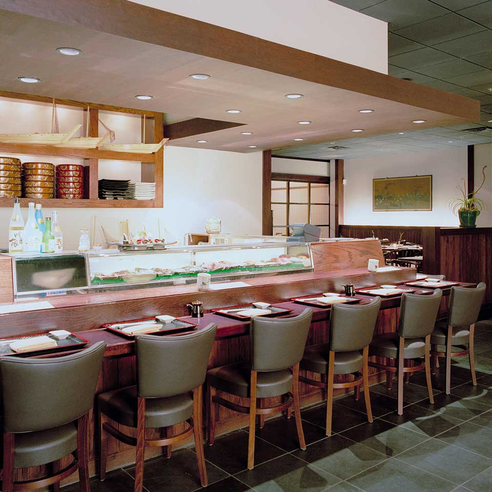 Delicious sushi bar in Delaware County, at the former Margaret Kuo's Restaurant 2nd Floor Japanese Dining Room