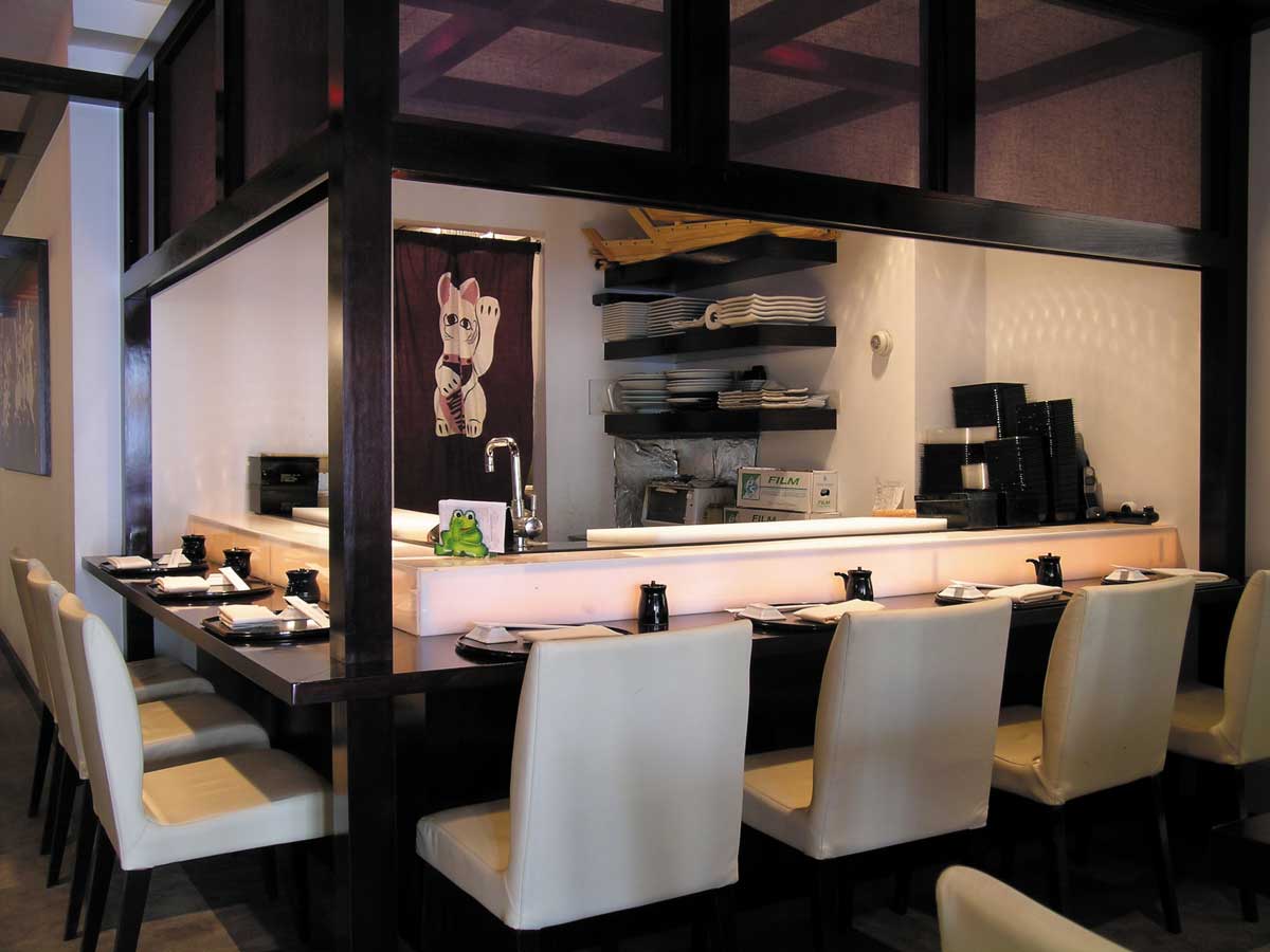 Sushi bar in Media, PA at the once Margaret Kuo's Restaurant